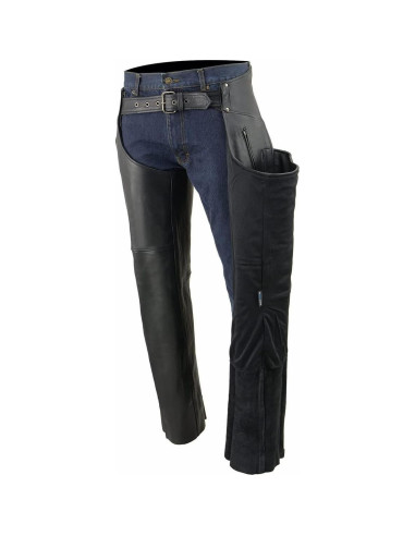Chaps de Motocicleta de Cuero Premium Milwaukee Leather MLM5502