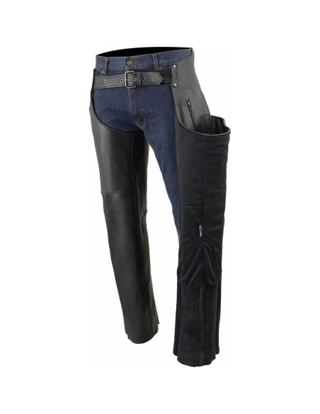Chaps de Motocicleta de Cuero Premium Milwaukee Leather MLM5502