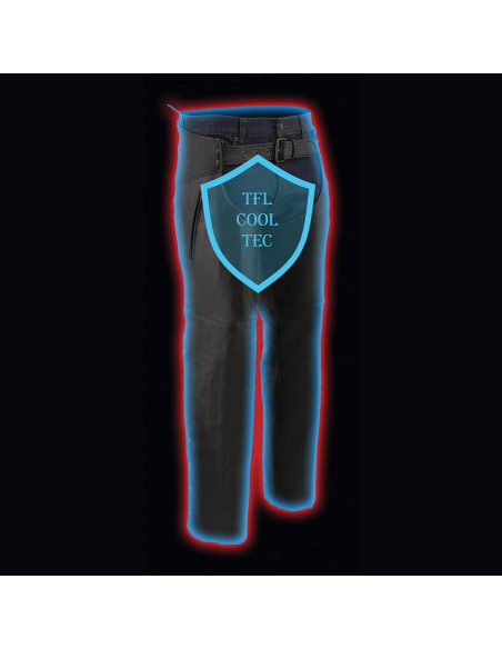 Chaps de Motocicleta de Cuero Premium Milwaukee Leather MLM5502