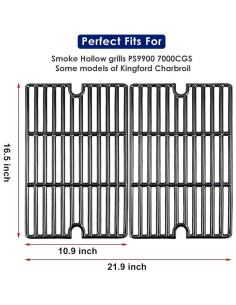 Rejillas de Cocina de Hierro Fundido GRISUN 41.91x27.69cm 2