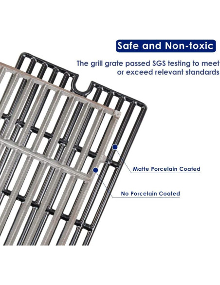 Rejillas de Cocina de Hierro Fundido GRISUN 41.91x27.69cm