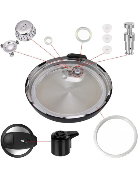 Juego de Piezas de Repuesto Genérico para Olla a Presión 6L