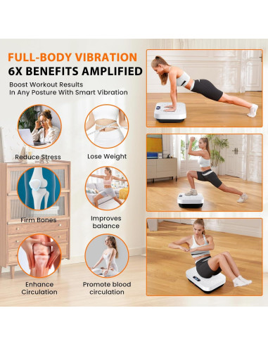 Máquina de Vibración SEDOZIK ZK05, 400 Lbs, Drenaje Linfático