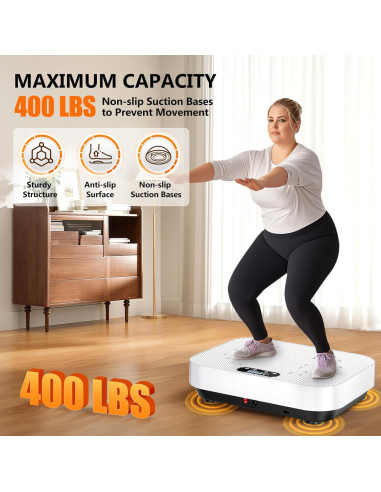 Máquina de Vibración SEDOZIK ZK05, 400 Lbs, Drenaje Linfático