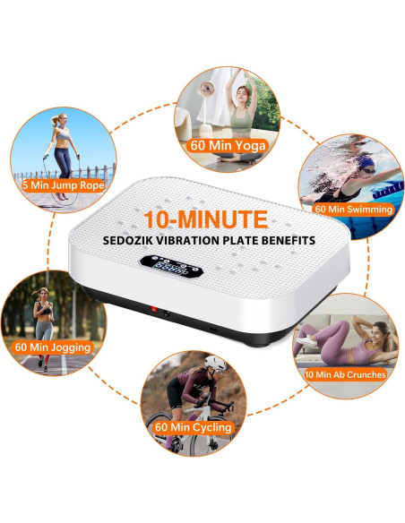 Máquina de Vibración SEDOZIK ZK05, 400 Lbs, Drenaje Linfático