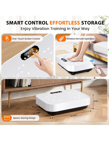 Máquina de Vibración SEDOZIK ZK05, 400 Lbs, Drenaje Linfático