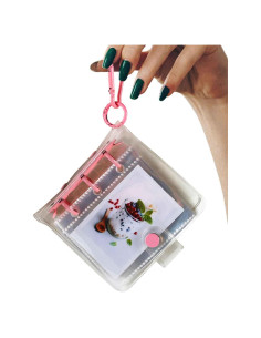 Álbum de Fotos Pequeño ALBUMAX Rosa 25 Bolsillos 2x3