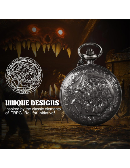 Set de Dados de Metal Banloga 7PCS para D&D con Estuche