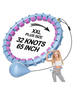 Aros de Hula Ponderados HOELLL 165 cm Silenciosos para Mujeres