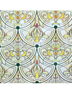 Película de Ventana de Vidrio Templado ADD.HERES 44x120cm Hierro Dorado 2