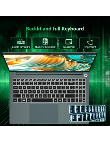 Laptop AVENKA 15.6" R5 7520H 16GB RAM 512GB SSD Win11 Pro