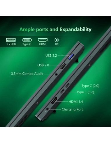 Laptop AVENKA 15.6" R5 7520H 16GB RAM 512GB SSD Win11 Pro