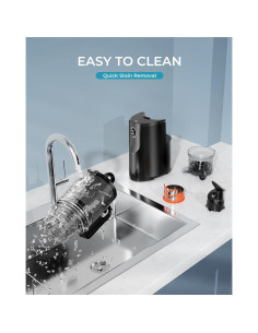 Extractor de Jugo Frío EUHOMY 250W 1.77L Toma Grande Negro 2