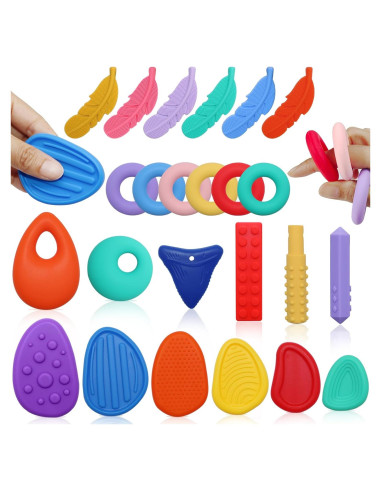 Paquete de 24 Juguetes Fidget Sensoriales Hoaisun para Alivio de Ansiedad