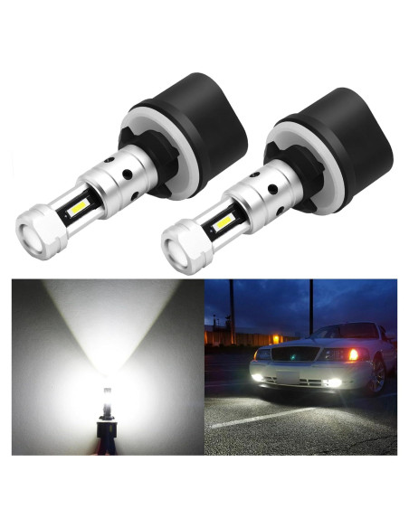 Bombillas de Niebla LED PHINLION 880, 3800 Lúmenes, 6000K, Paquete de 2