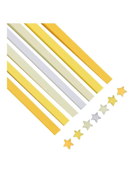 Kit de 540 Tiras de Papel Doble Cara Veloshine para Origami