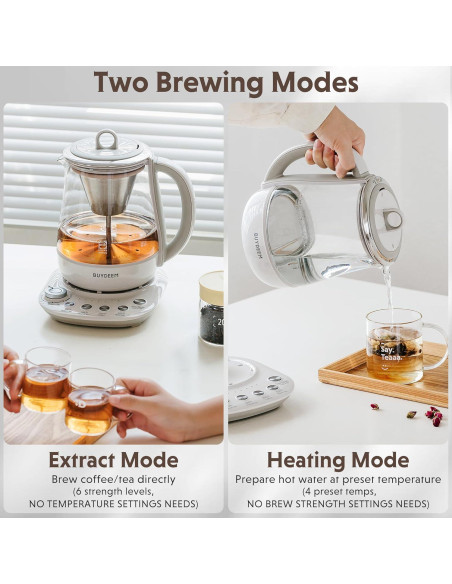 Hervidor Eléctrico BUYDEEM K156 1.5L 1500W Blanco Avena