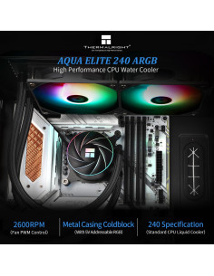 Enfriador de Agua Thermalright Aqua Elite 240 ARGB para CPU 2