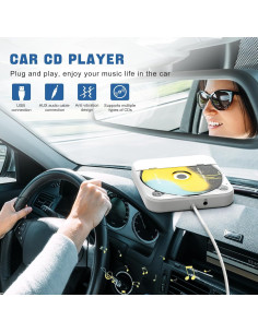 Reproductor de CD Portátil SKYANS KC606 con USB y AUX 2