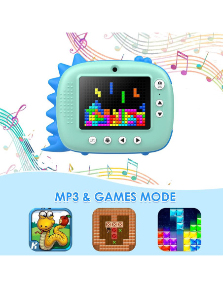 Cámara Instantánea para Niños HiMont KC03 Azul 48MP 2.5K