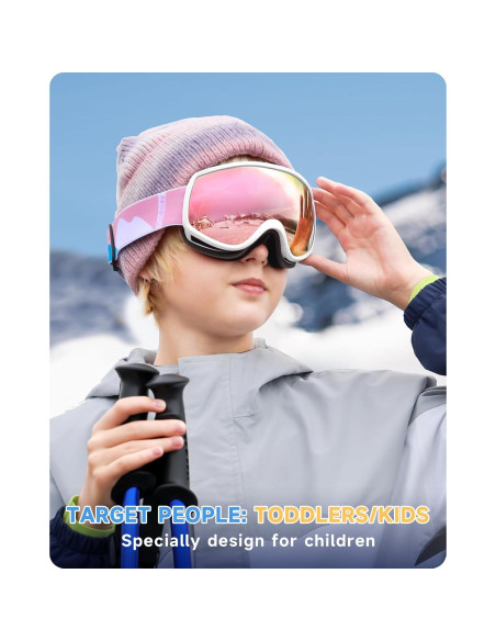 Gafas de Esquí Findway para Niños - Antivaho UV400