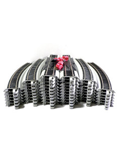 Pista EZ Doble Óvalo Plata Niquelada HO Bachmann 231x119 cm