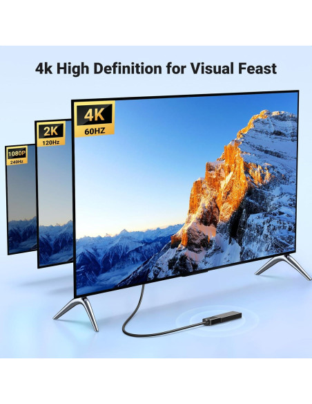 Cable de Extensión HDMI UGREEN 4K Macho a Hembra 0.46m
