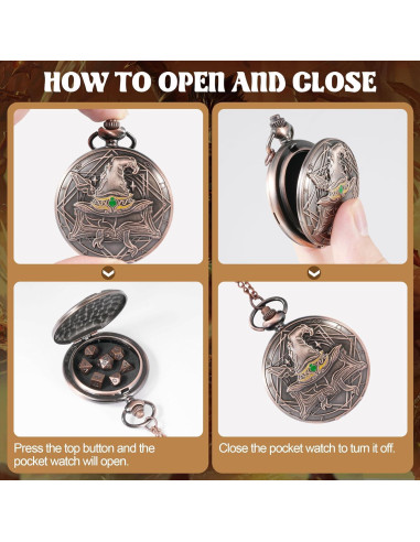 Juego de Dados D&D Banloga 7PCS Metal Cobre Mini