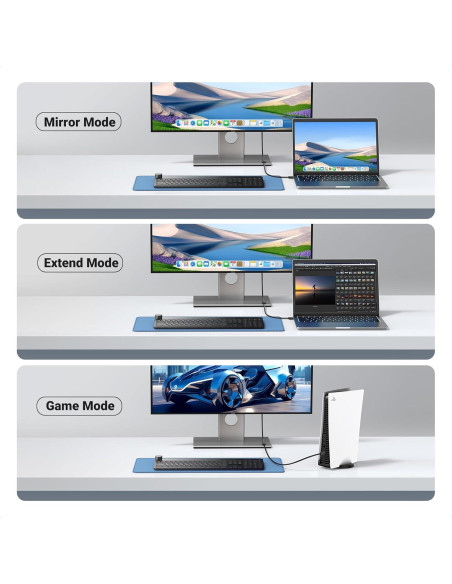 Cable de Extensión HDMI UGREEN 4K Macho a Hembra 0.46m