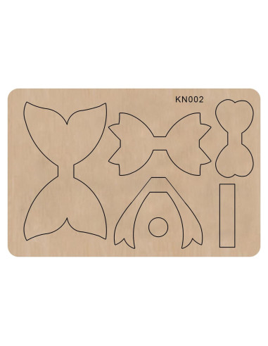 Troquel de Lazo Okjew - Compatible con Sizzi Big Shot - Madera