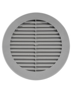 Cubierta de Ventilación Soffit Gris 15.24 cm - Rejilla con Malla