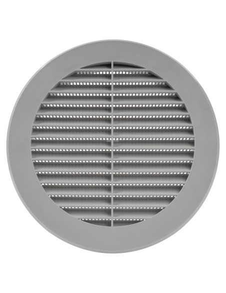 Cubierta de Ventilación Soffit Gris 15.24 cm - Rejilla con Malla