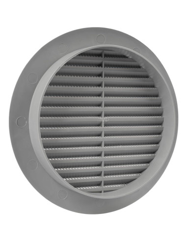 Cubierta de Ventilación Soffit Gris 15.24 cm - Rejilla con Malla
