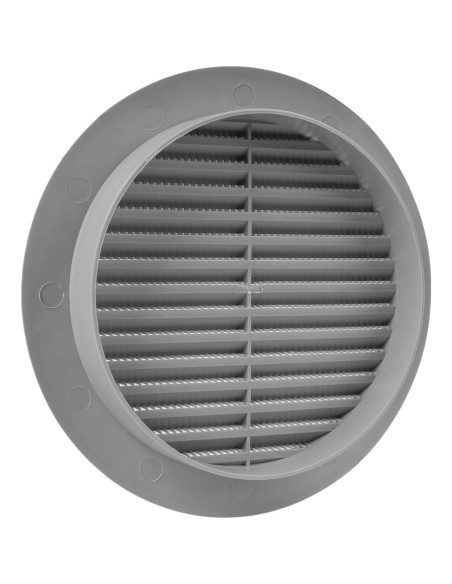 Cubierta de Ventilación Soffit Gris 15.24 cm - Rejilla con Malla