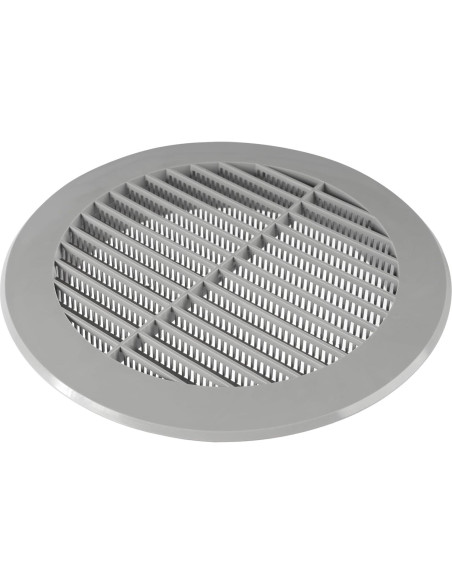 Cubierta de Ventilación Soffit Gris 15.24 cm - Rejilla con Malla