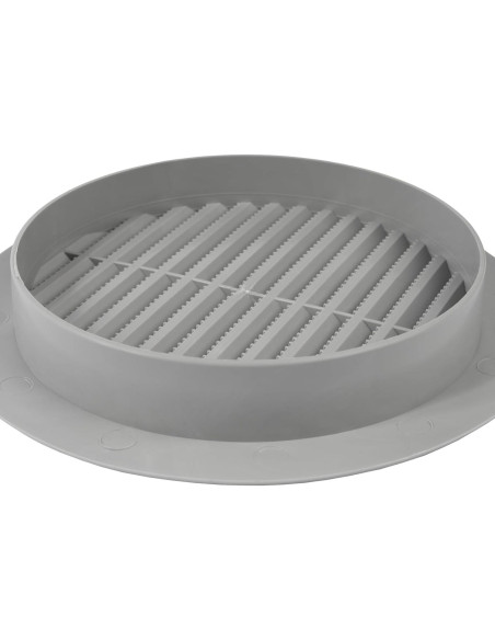 Cubierta de Ventilación Soffit Gris 15.24 cm - Rejilla con Malla