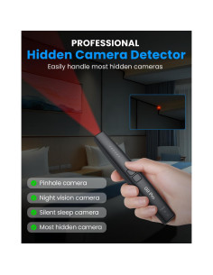 Detector de Cámaras Ocultas JAXTIN G9 Pro - 72 Horas, AI 2