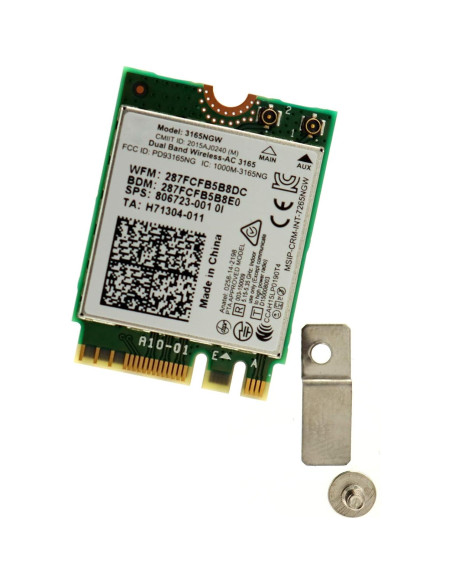 Adaptador WiFi Inalámbrico Deal4GO 3165NGW 802.11ac 433Mbps