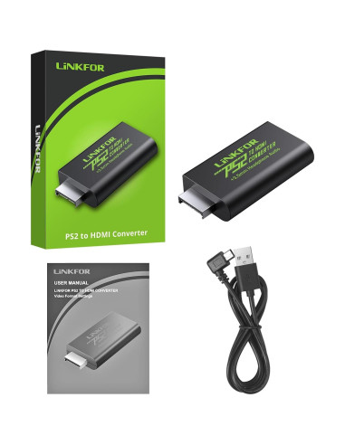 Convertidor HDMI para PS2 LiNKFOR - Audio y Video Digital