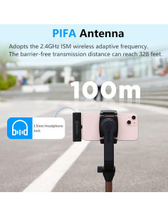 Micrófono Lavalier Inalámbrico BOYA BY-XM6 S4 para iPhone 2