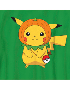 Camiseta Manga Corta Pokemon Sombrero Calabaza Fifth Sun Niños 2