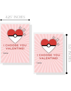 Paquete de 30 Tarjetas de San Valentín Lashicorn 10.8x14 cm 2