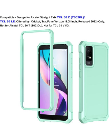 Funda Ailiber para TCL 30Z/TCL 30 LE con Protector de Pantalla