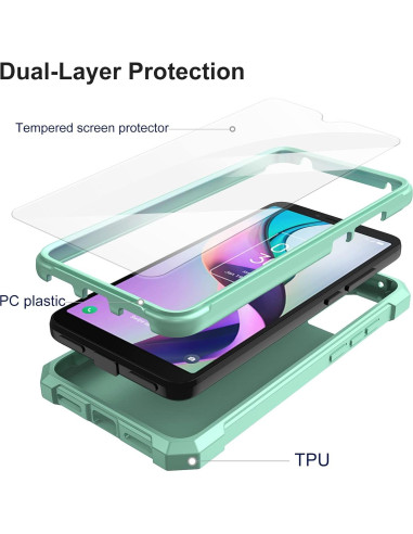 Funda Ailiber para TCL 30Z/TCL 30 LE con Protector de Pantalla