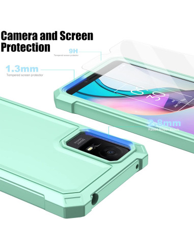 Funda Ailiber para TCL 30Z/TCL 30 LE con Protector de Pantalla