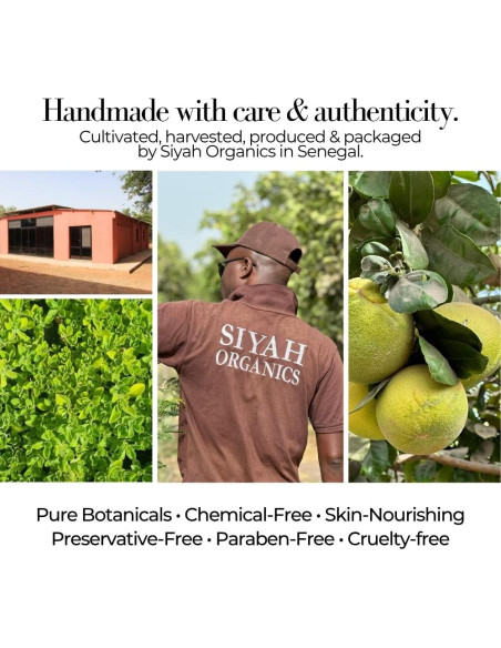 Exfoliante Facial Calmante Siyah Organics 113g Baobab Pepino