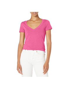 Camiseta Casual de Manga Corta para Mujeres Clementine Frambuesa