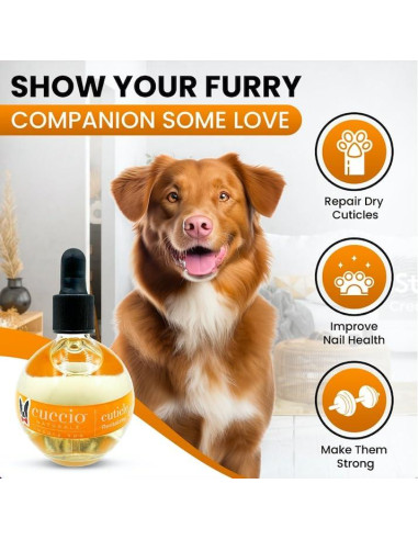 Aceite Revitalizante para Uñas y Cutículas de Perro Warren London - Hidratante y Fortalecedor con Vitamina E