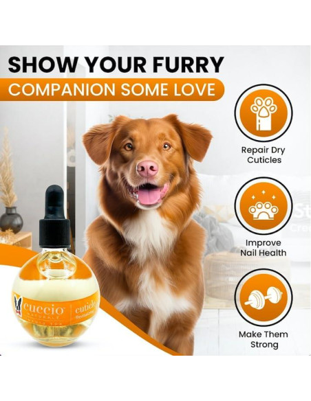 Aceite Revitalizante para Uñas y Cutículas de Perro Warren London - Hidratante y Fortalecedor con Vitamina E