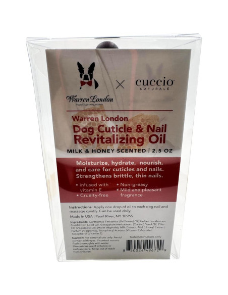 Aceite Revitalizante para Uñas y Cutículas de Perro Warren London - Hidratante y Fortalecedor con Vitamina E